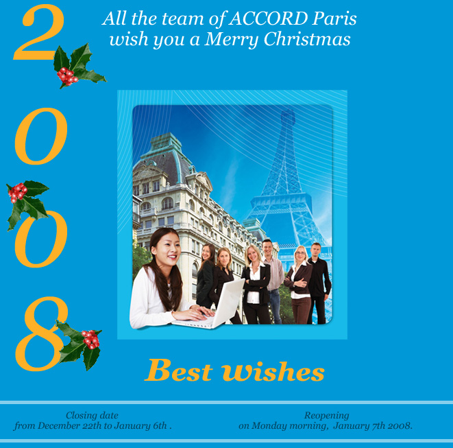 Joyeux Noel de l'ACCORD