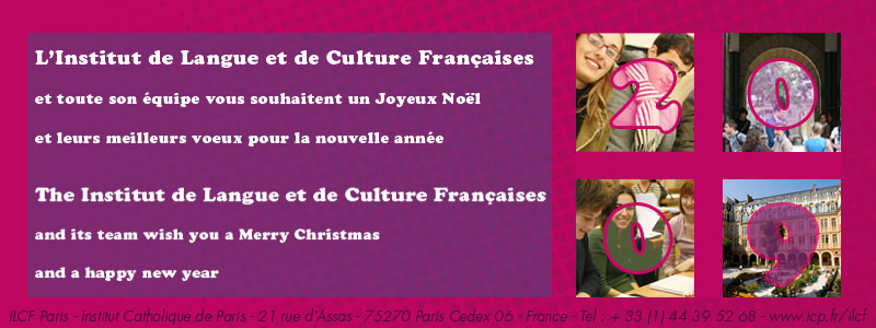 Best Wishes from ILCF Paris